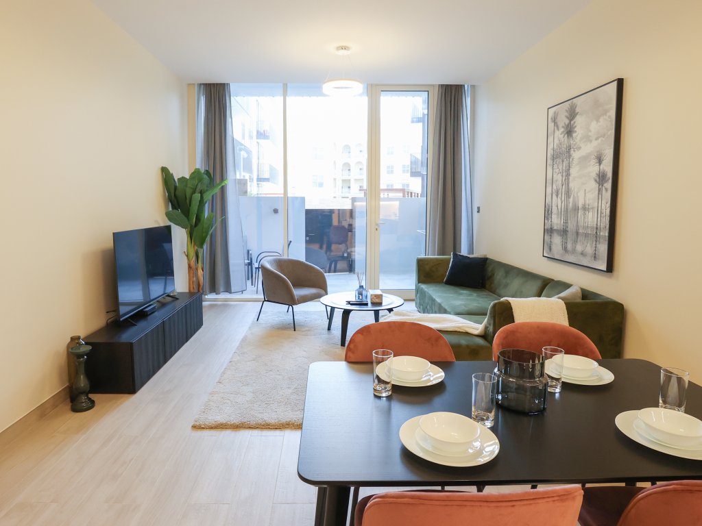 Дубай: Апартаменты Elite LUX Holiday Homes - Enchanting 1BR Apt Games Pool & Gym Access in Arjan Dubai
