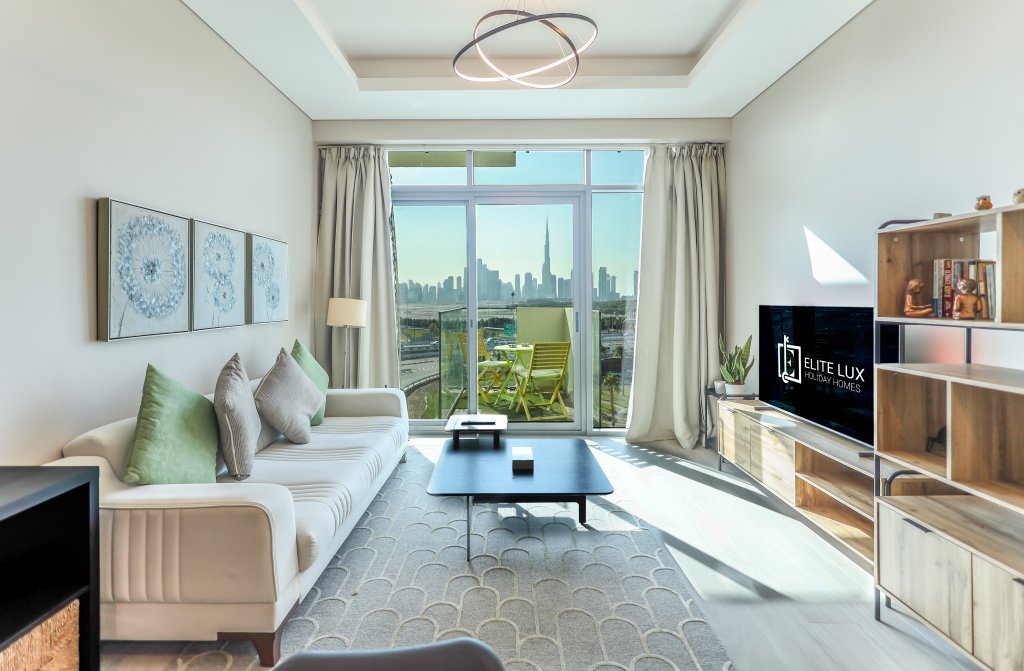 Дубай: Elite LUX Holiday Homes - Skyline Oasis – One Bedroom Premium Apartment in Al Jaddaf