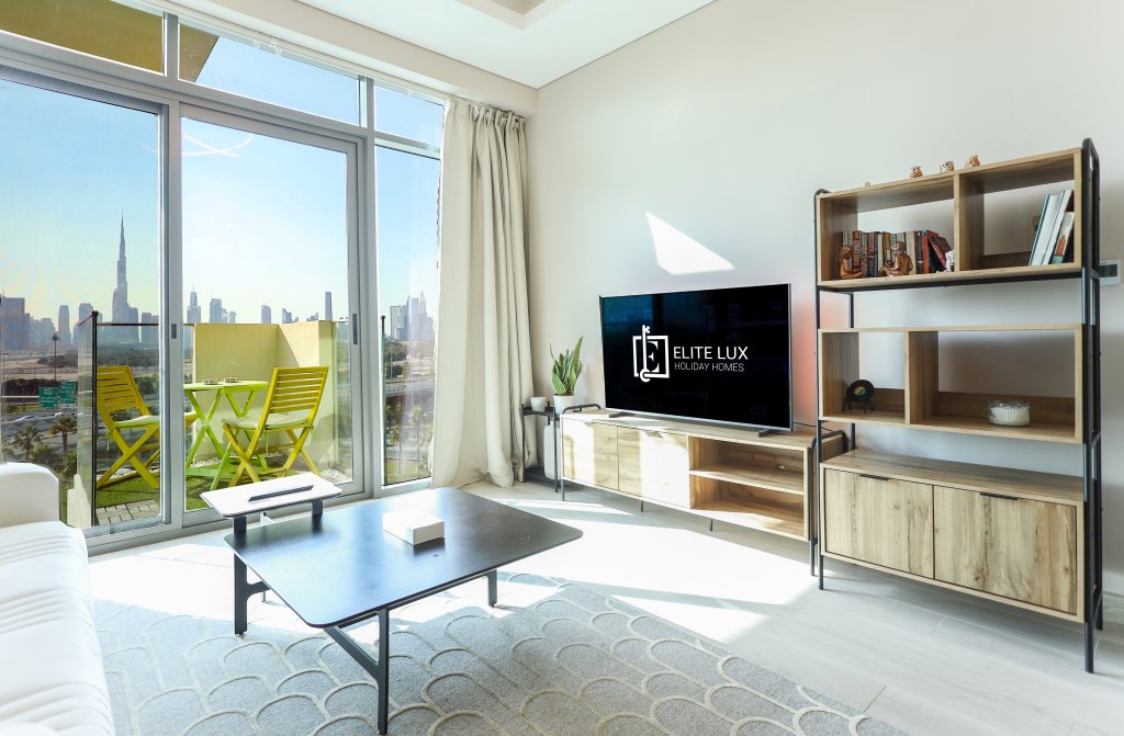 Дубай: Elite LUX Holiday Homes - Skyline Oasis – One Bedroom Premium Apartment in Al Jaddaf
