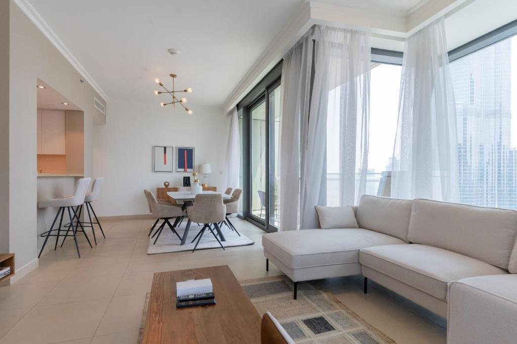 Дубай: LUXFolio Retreats - Amazing Full Burj Khalifa View
