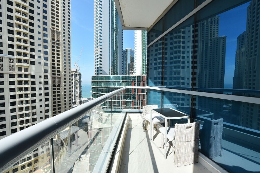 Дубай: RYN - Dubai Marina Studio with balcony