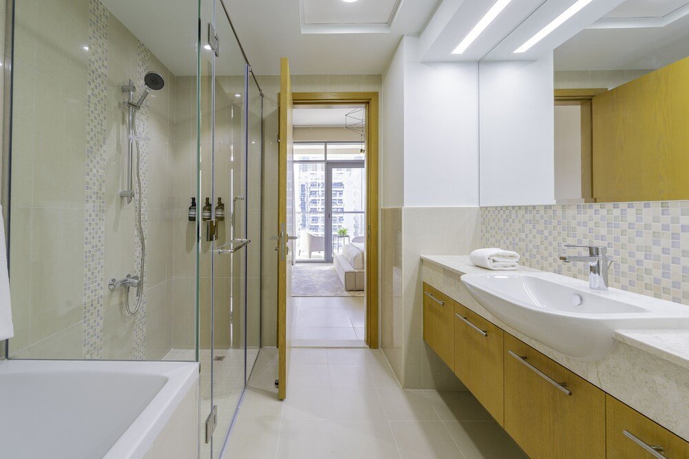Дубай: Monty - Upscale Modern 1BR in the heart of DT Dubai