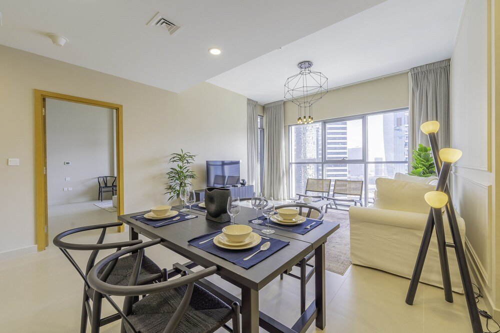 Дубай: Monty - Upscale Modern 1BR in the heart of DT Dubai