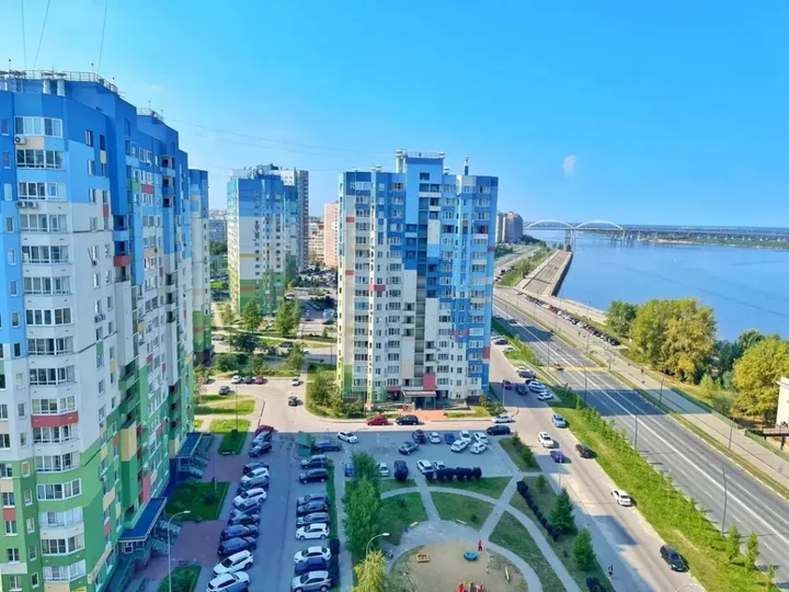 Нижний Новгород: Квартира с панорамным видом на Волгу