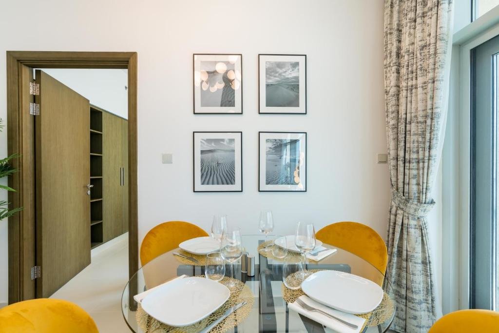 Дубай: Luxurious 1B With Opera & fountains views