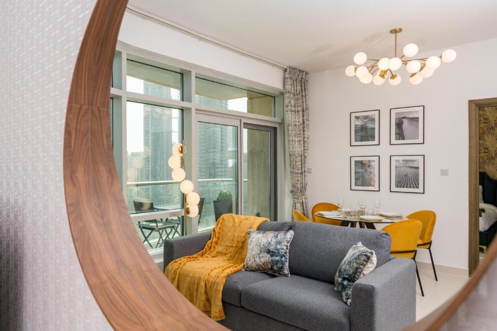 Дубай: Luxurious 1B With Opera & fountains views