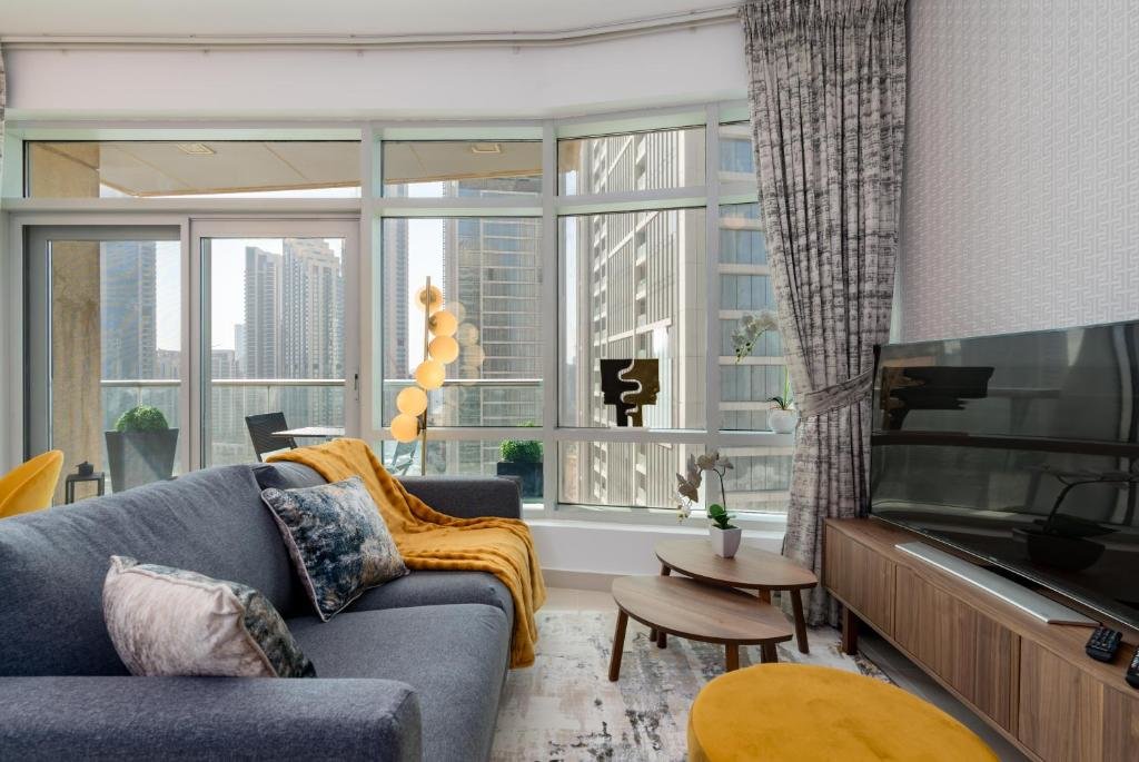 Дубай: Luxurious 1B With Opera & fountains views