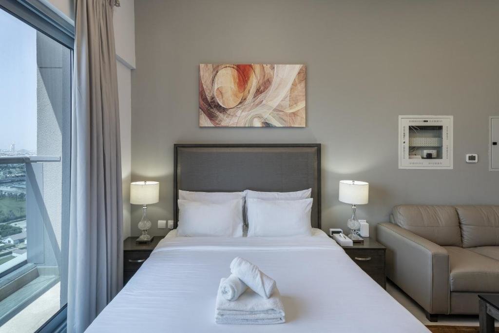 Дубай: Beautiful & spacious studio apartment - Elite Residence, Business Bay