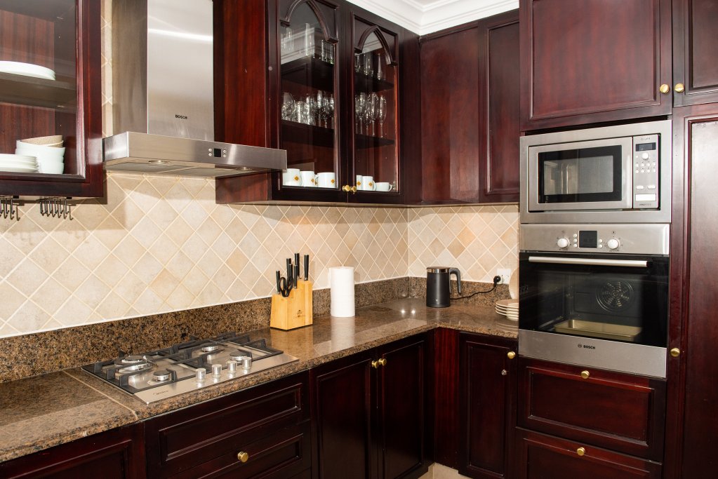 Дубай: Апартаменты PalmBay 1BR full Burj Khalifa & Fountain View