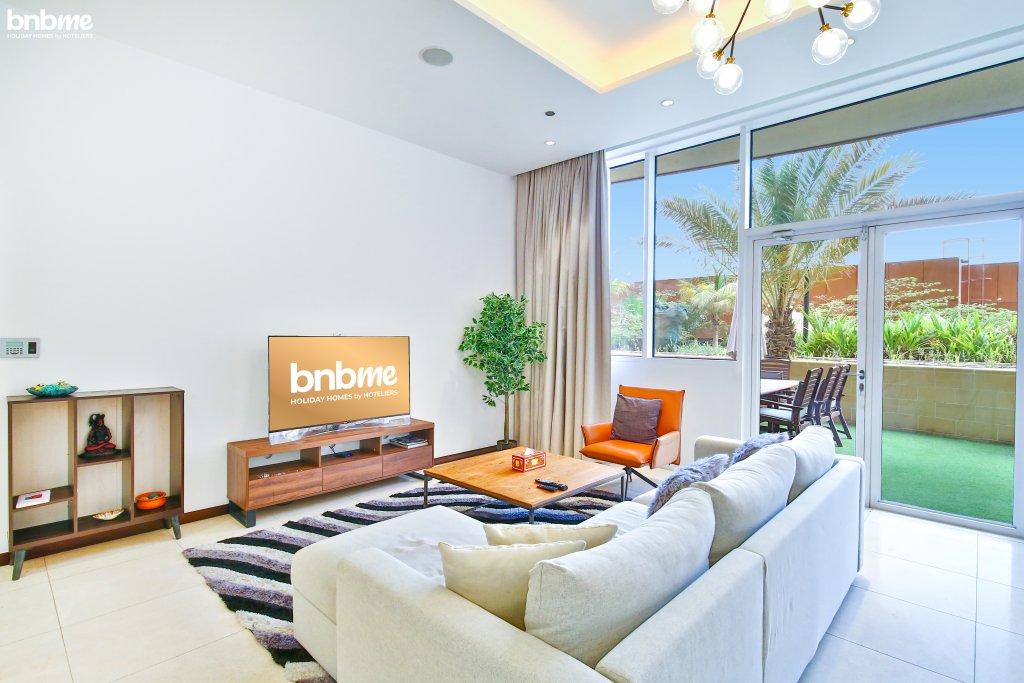 Дубай: Апартаменты bnbmehomes | PVT BBQ Patio @ Luxury Andaaz Resort-G05