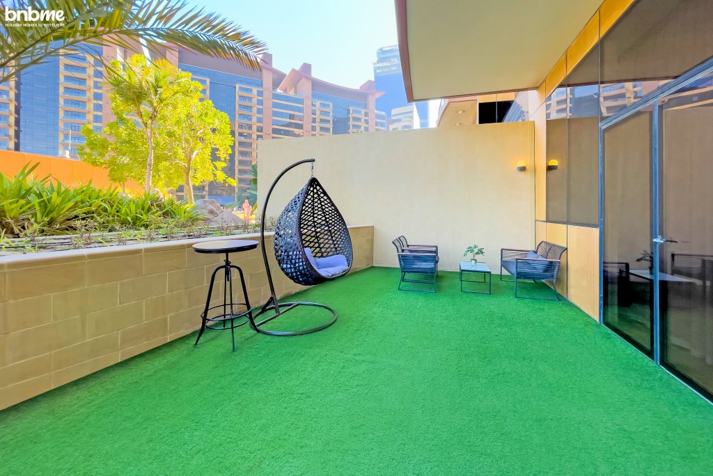 Дубай: Апартаменты bnbmehomes | PVT BBQ Patio @ Luxury Andaaz Resort-G05