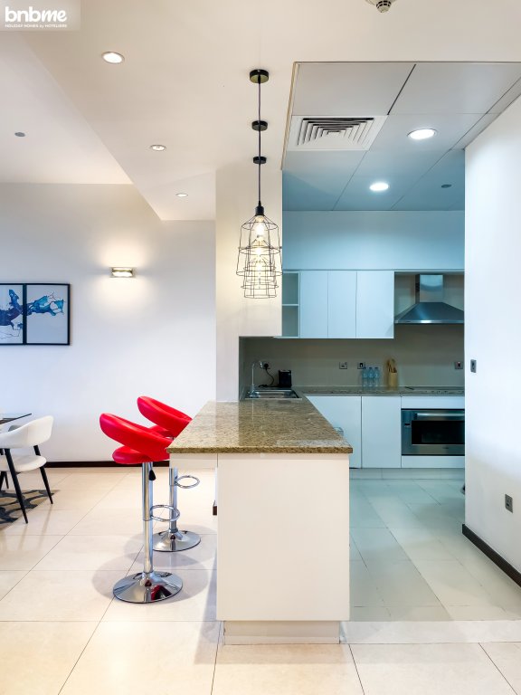Дубай: Апартаменты bnbmehomes | PVT BBQ Patio @ Luxury Andaaz Resort-G05