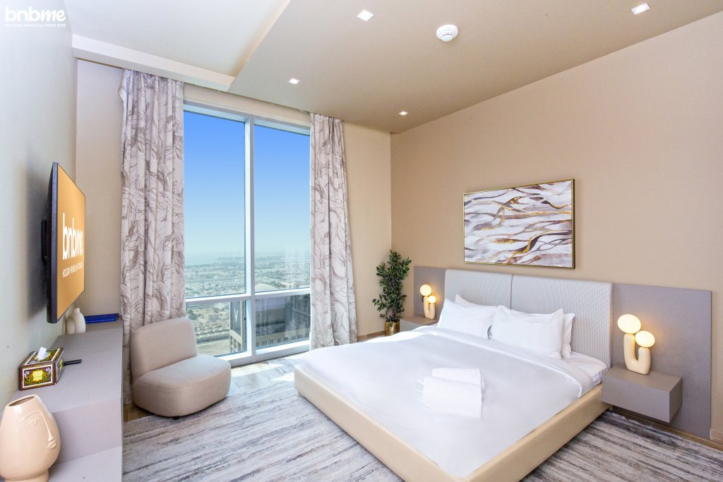Дубай: Апартаменты bnbmehomes | High-floor Skyscraper | Sea View-4801