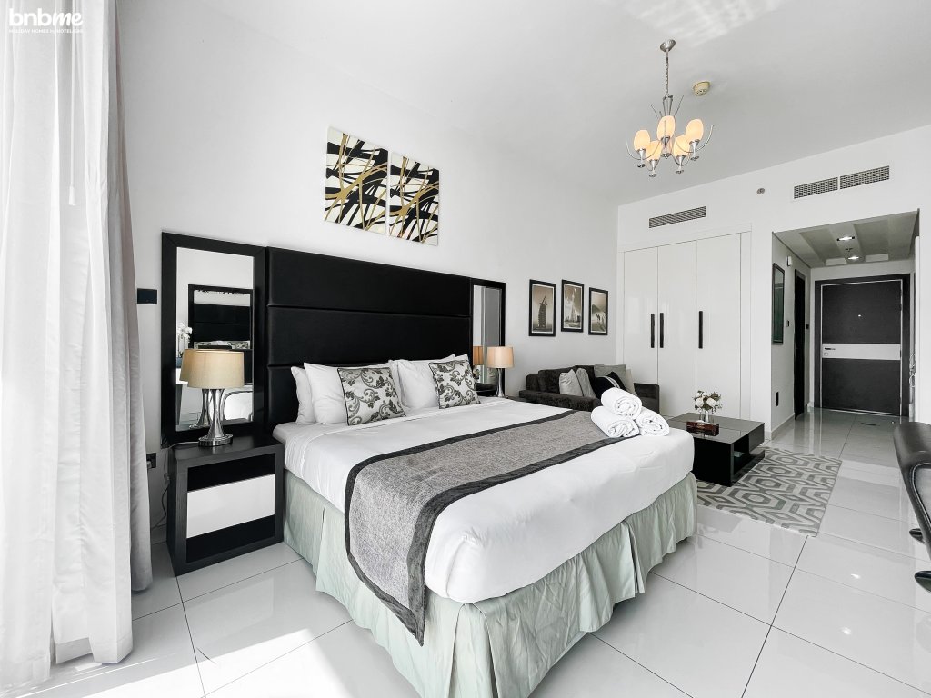 Дубай: Апартаменты bnbmehomes | Elegant Studio | Golf Course View-1916
