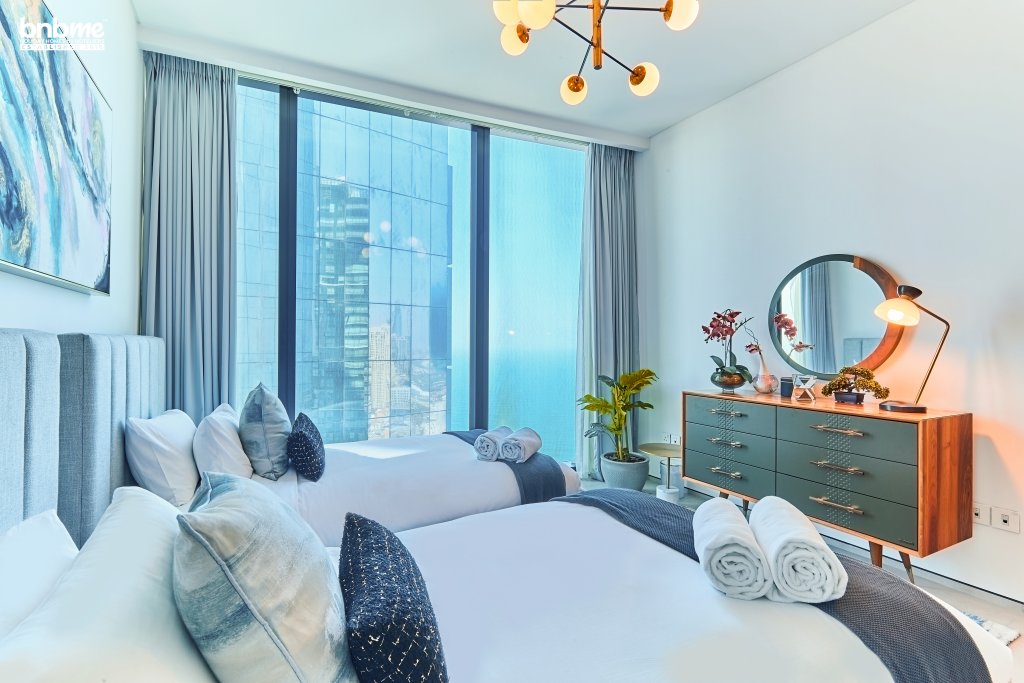 Дубай: Апартаменты bnbmehomes | Rare full sea view @Address Residence-3601