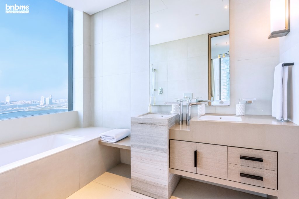 Дубай: Апартаменты bnbmehomes | Rare full sea view @Address Residence-3601