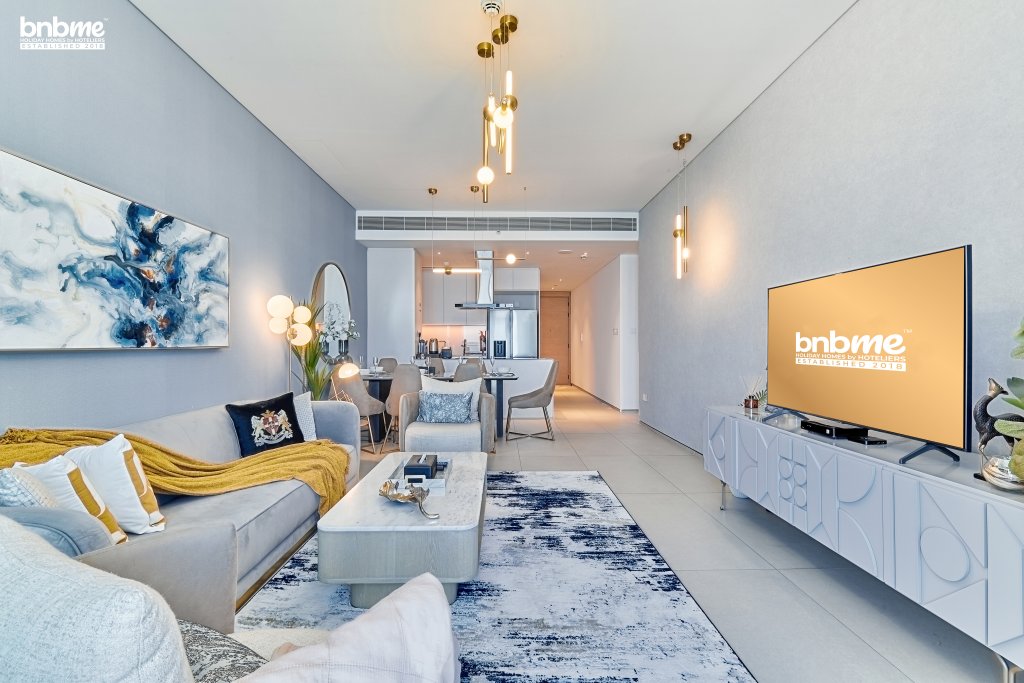 Дубай: Апартаменты bnbmehomes | Rare full sea view @Address Residence-3601