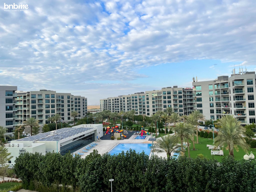 Дубай: Апартаменты bnbmehomes | Deluxe 1BR | 5 mins to Expo-306