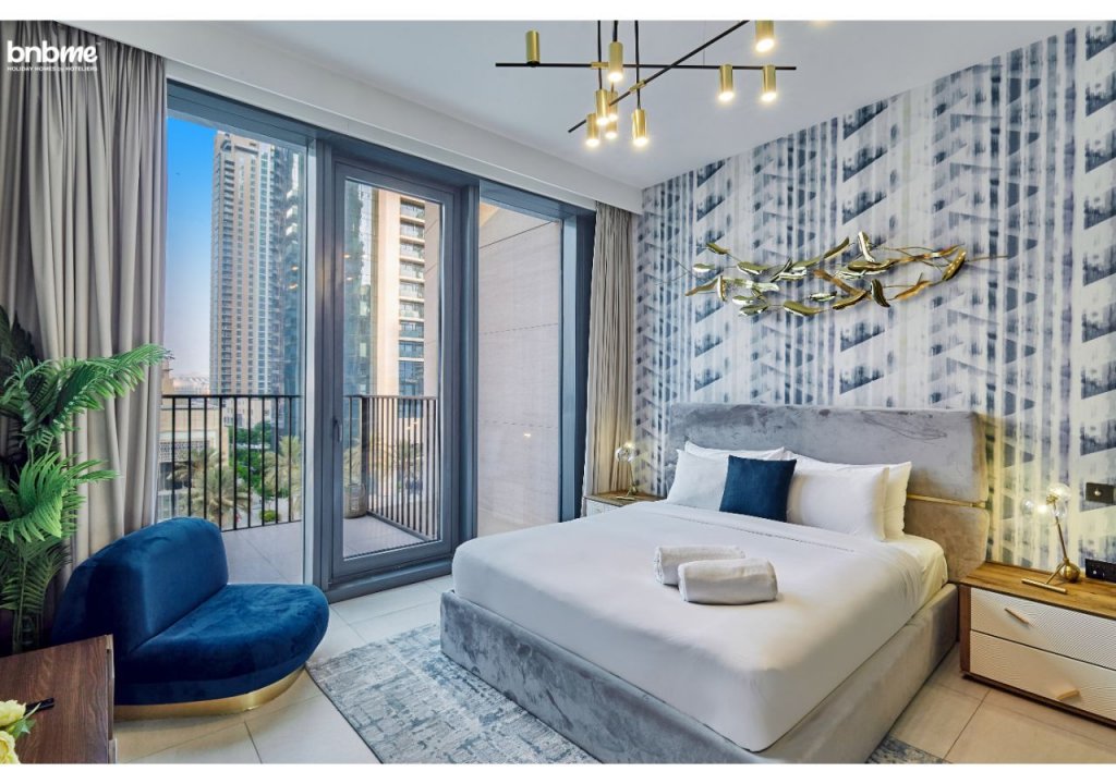 Дубай: Апартаменты Duplex w/ large outdoors patio on Pool level@BurjK-209