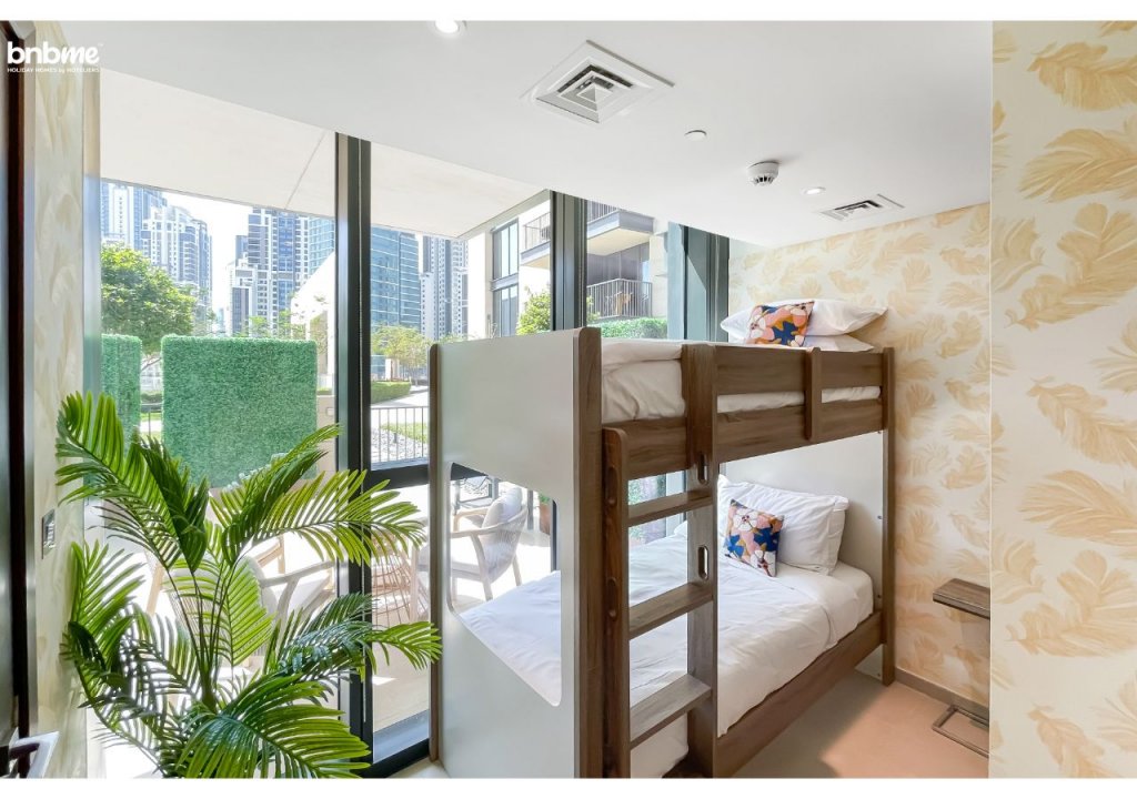 Дубай: Апартаменты Duplex w/ large outdoors patio on Pool level@BurjK-209
