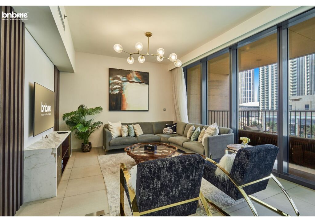 Дубай: Апартаменты Duplex w/ large outdoors patio on Pool level@BurjK-209
