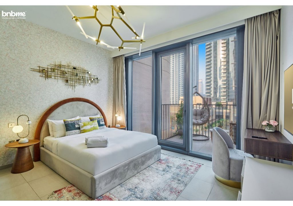 Дубай: Апартаменты Duplex w/ large outdoors patio on Pool level@BurjK-209