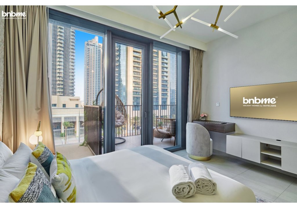 Дубай: Апартаменты Duplex w/ large outdoors patio on Pool level@BurjK-209