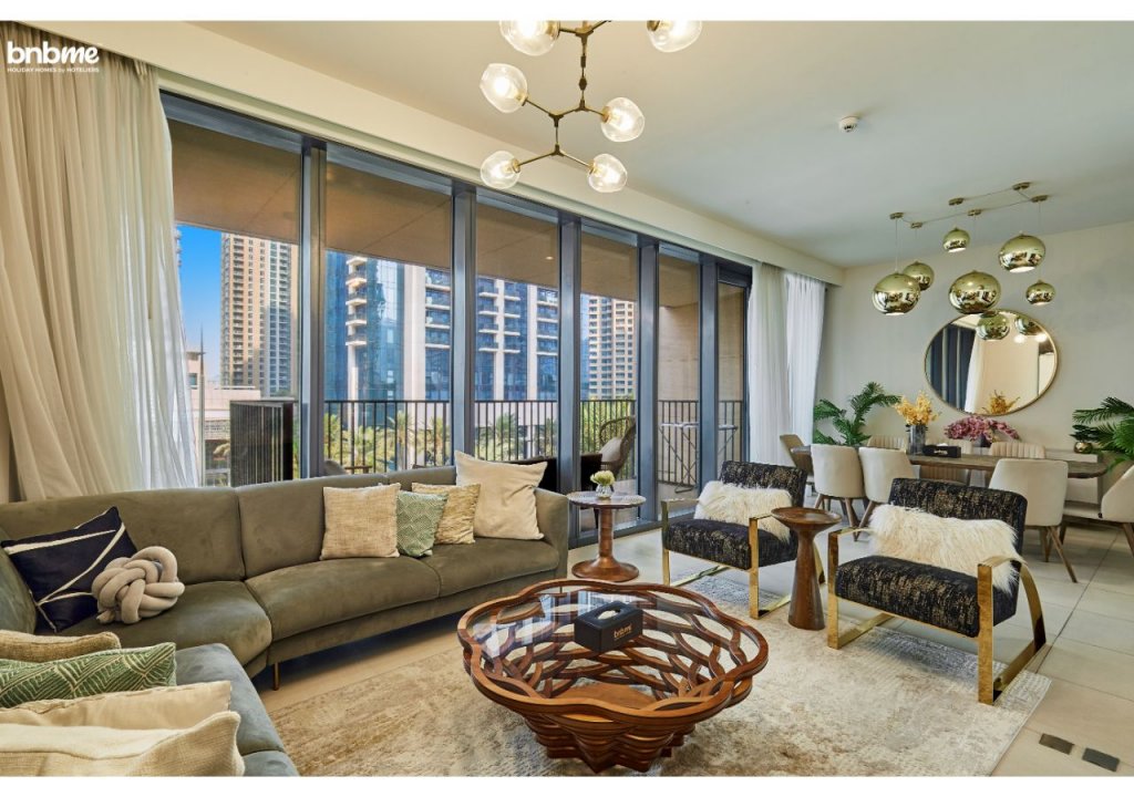 Дубай: Апартаменты Duplex w/ large outdoors patio on Pool level@BurjK-209