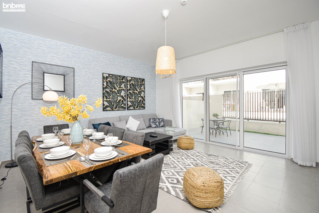 Дубай: Апартаменты bnbmehomes | Elegant 3 BR | Dubai South-G04