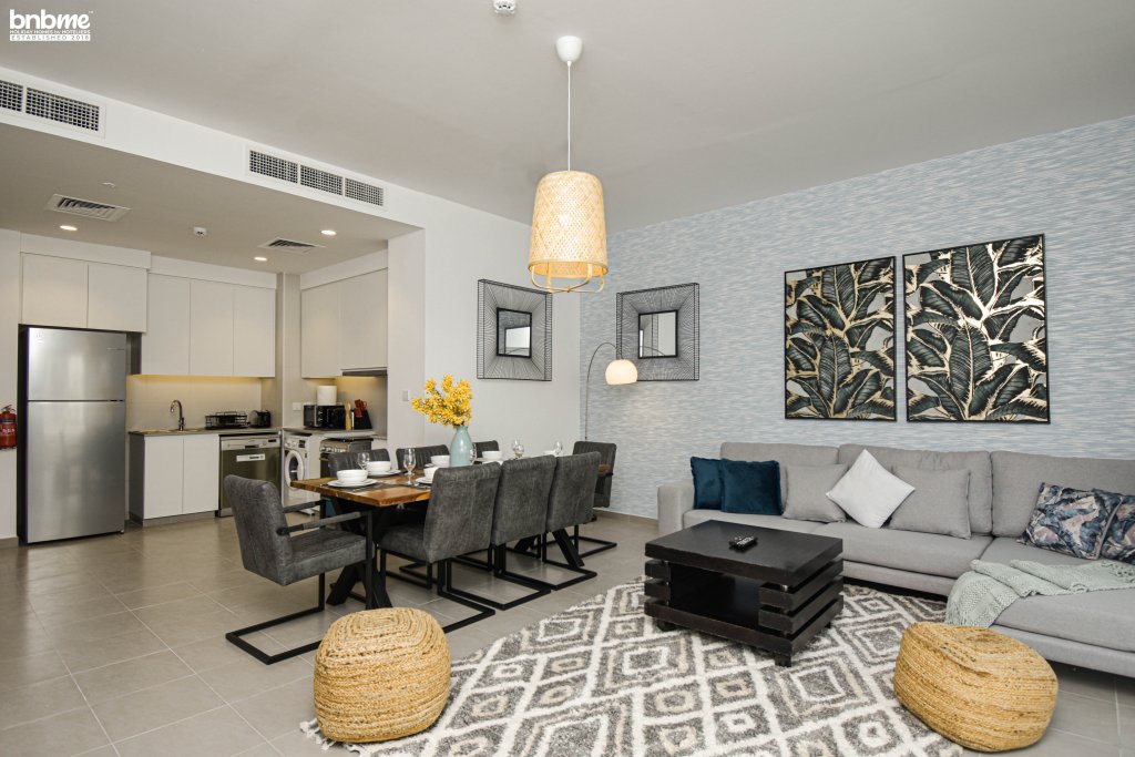 Дубай: Апартаменты bnbmehomes | Elegant 3 BR | Dubai South-G04