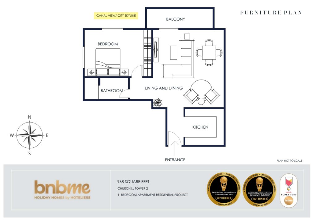 Дубай: Апартаменты bnbmehomes | Great Value 1 BR over looking Canal-303