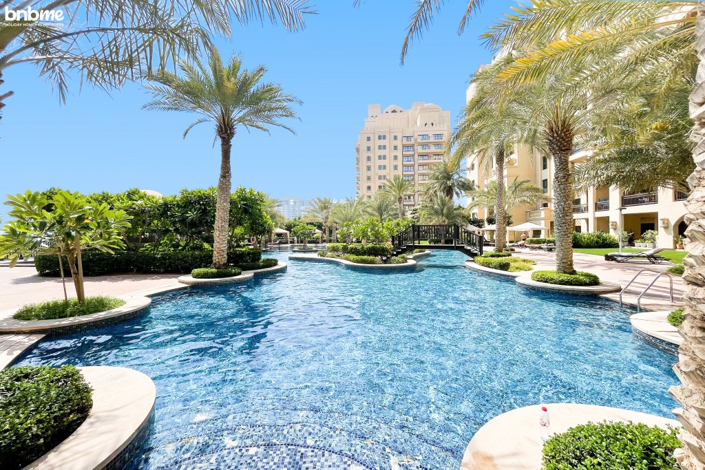 Дубай: Апартаменты bnbmehomes |Beach&Pool | Fairmont Residences-3605