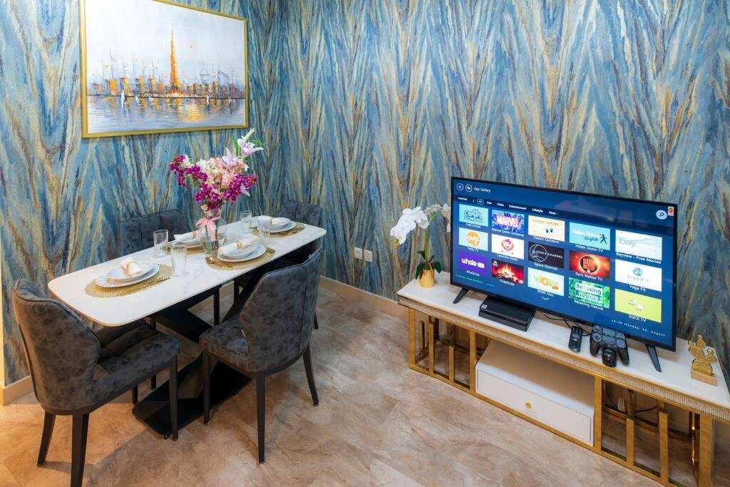 Дубай: First Class 1br with Dubai Skyline View