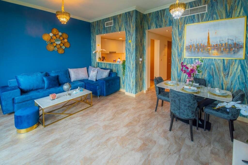 Дубай: First Class 1br with Dubai Skyline View
