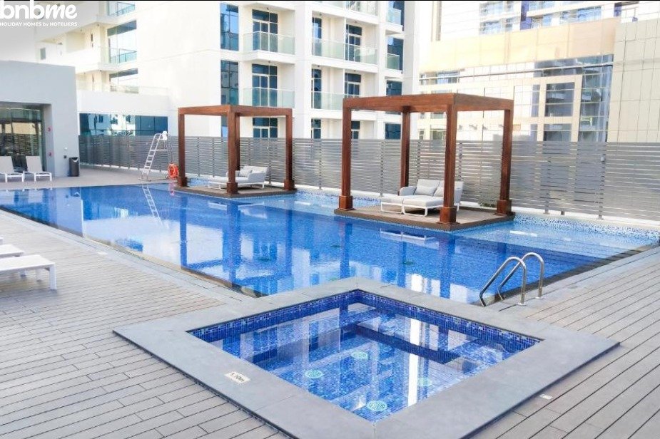 Дубай: Апартаменты bnbmehomes | Beautiful lake view studio nr Marina-1504
