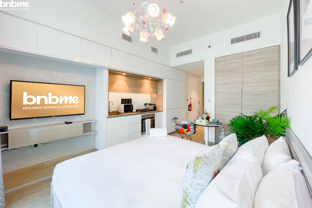 Дубай: Апартаменты bnbmehomes | Beautiful lake view studio nr Marina-1504