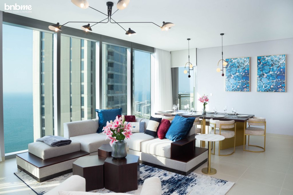 Дубай: Апартаменты bnbmehomes | Luxe High Floor| Full Seaview-2804