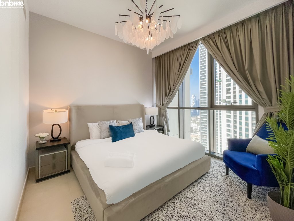 Дубай: Апартаменты bnbmehomes | BurjK and Fountains light up view-3109