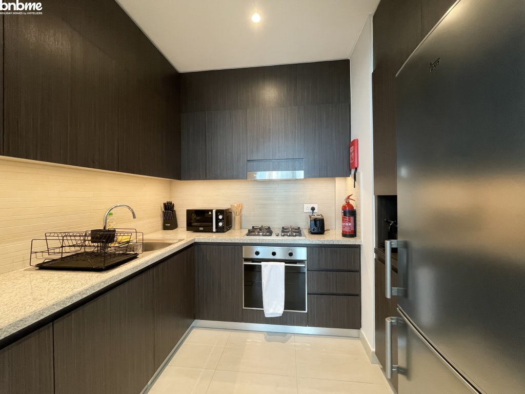 Дубай: Апартаменты bnbmehomes | BurjK and Fountains light up view-3109