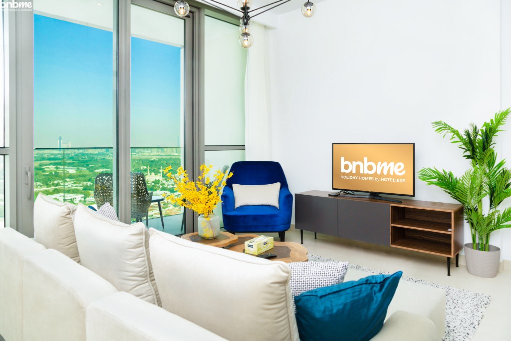 Дубай: Апартаменты bnbmehomes | BurjK and Fountains light up view-3109