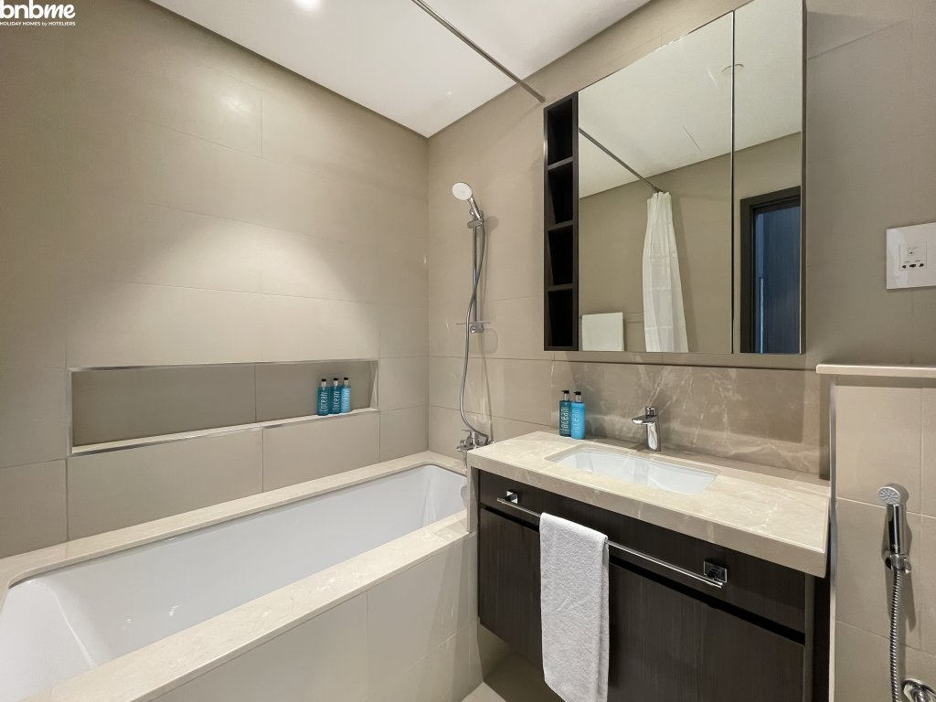 Дубай: Апартаменты bnbmehomes | BurjK and Fountains light up view-3109