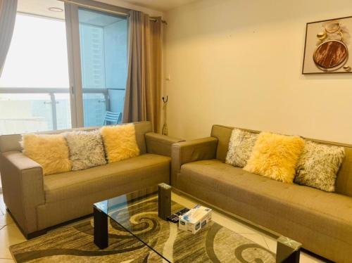 Дубай: skynest holiday homes princess tower 68th floor 1 bedroom apartment