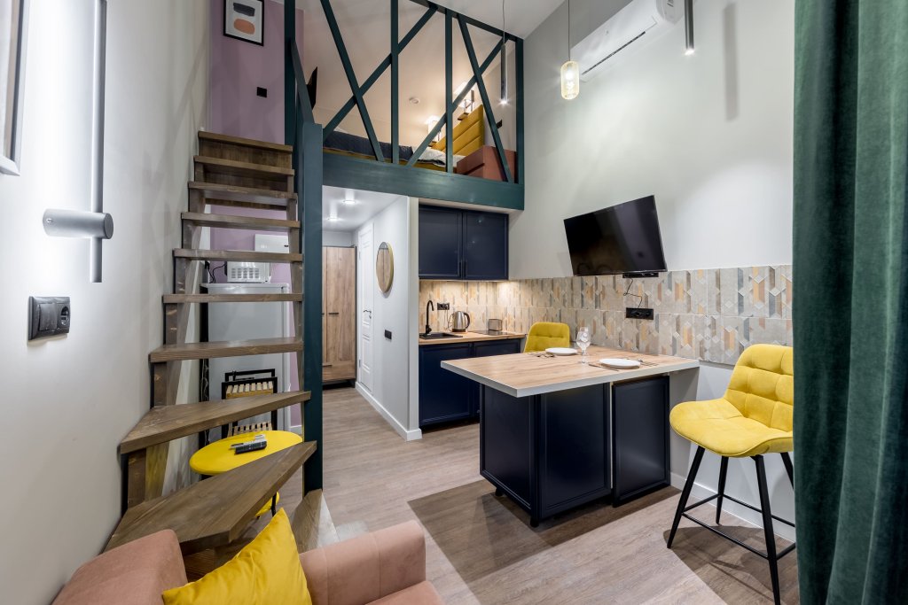 Московский: Апартаменты InHome24 Стильные двухуровневые апартаменты HomeCity