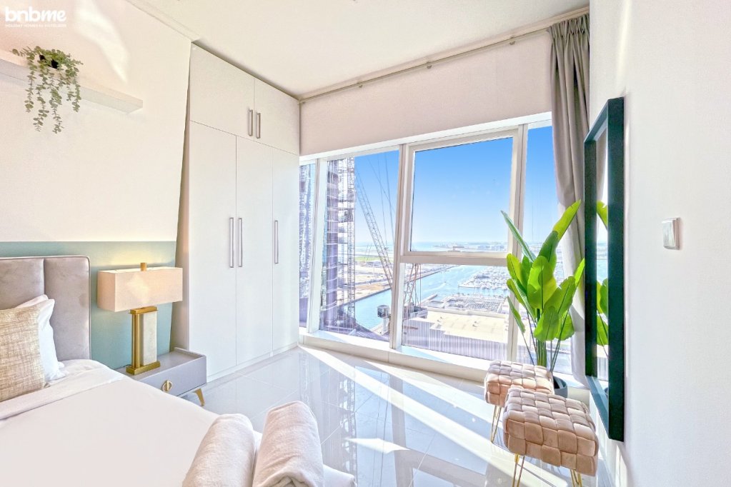 Дубай: Апартаменты Charming 2BR in Marina with Sea View by bnbme-1901