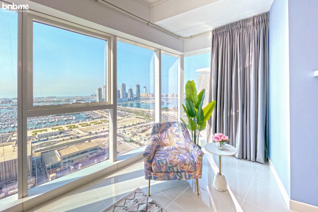 Дубай: Апартаменты Charming 2BR in Marina with Sea View by bnbme-1901