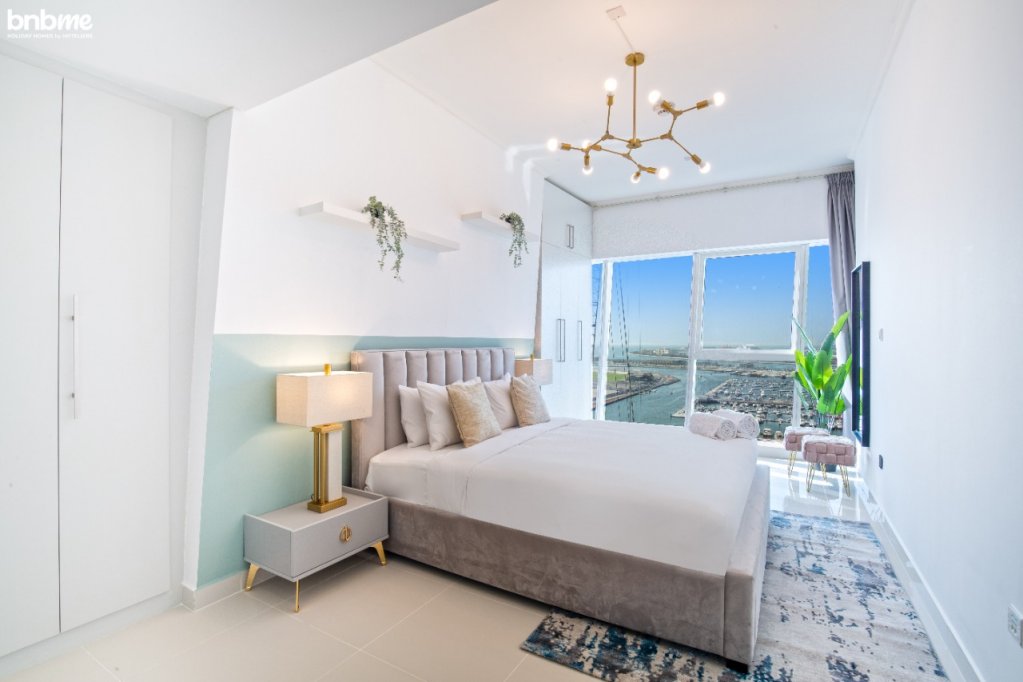 Дубай: Апартаменты Charming 2BR in Marina with Sea View by bnbme-1901
