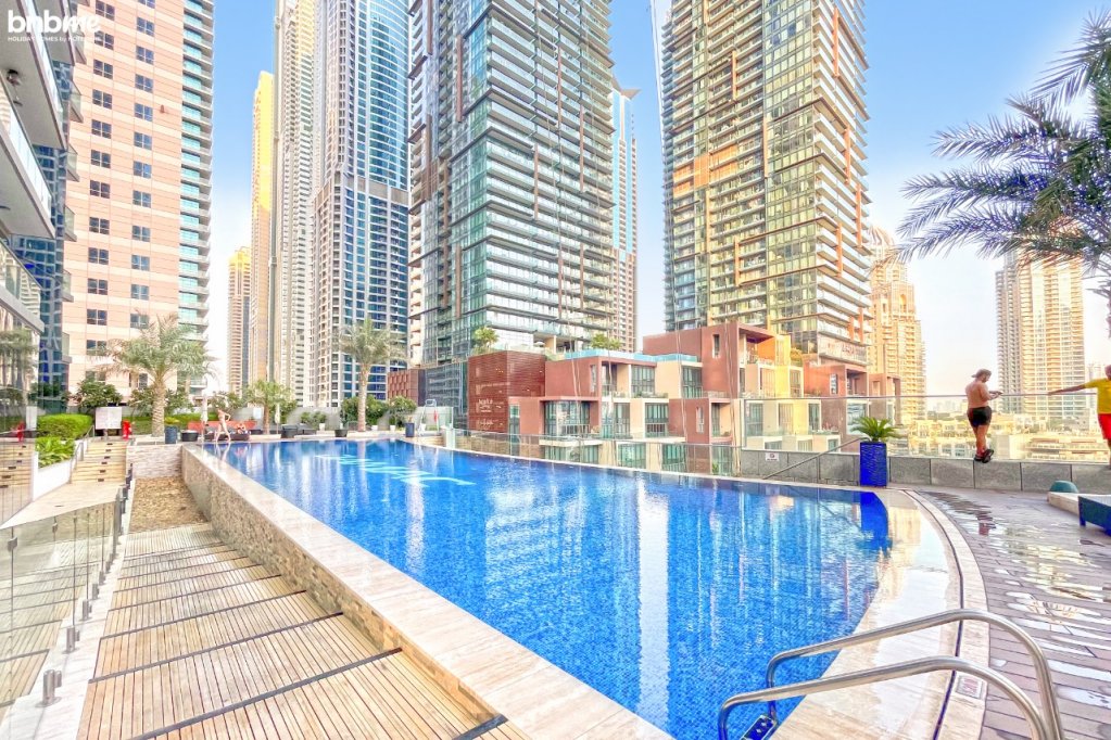 Дубай: Апартаменты Charming 2BR in Marina with Sea View by bnbme-1901