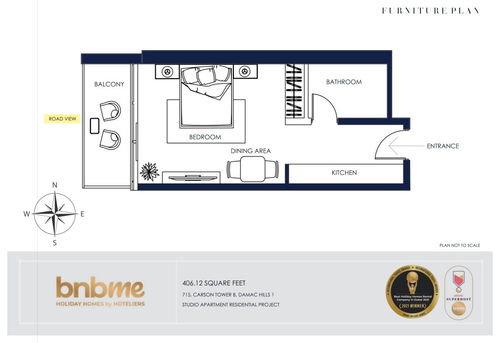 Дубай: Апартаменты bnbmehomes | Golf lovers Dream- Play at the Trump-715