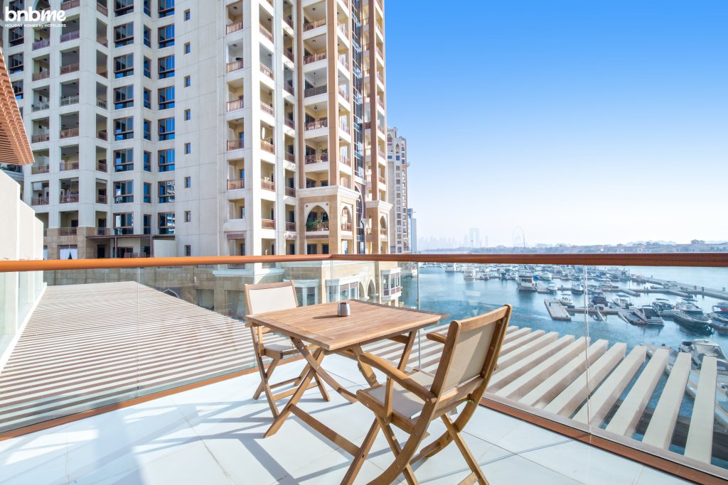 Дубай: Апартаменты bnbmehomes | Studio in Palm near Mall | Sea View-205