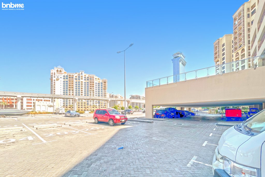 Дубай: Апартаменты bnbmehomes | Studio in Palm near Mall | Sea View-205